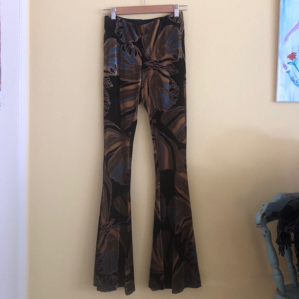 Free People Velvet Bell Bottoms